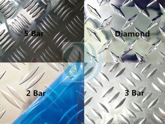 Five Bars Aluminium Checked Plate/Aluminium Tread Plate